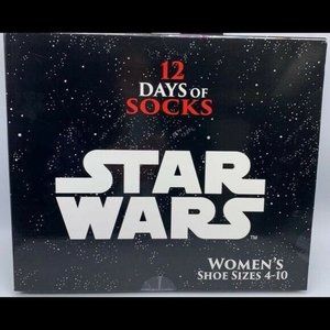 12 Days of Christmas Socks Star Wars Advent New